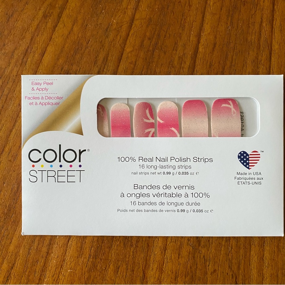 Color Street Press-On Nail Strips NWT “Pink Out”